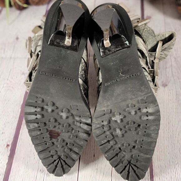 ALEXANDER WANG Hannes Leather Boots - Picture 5 of 11